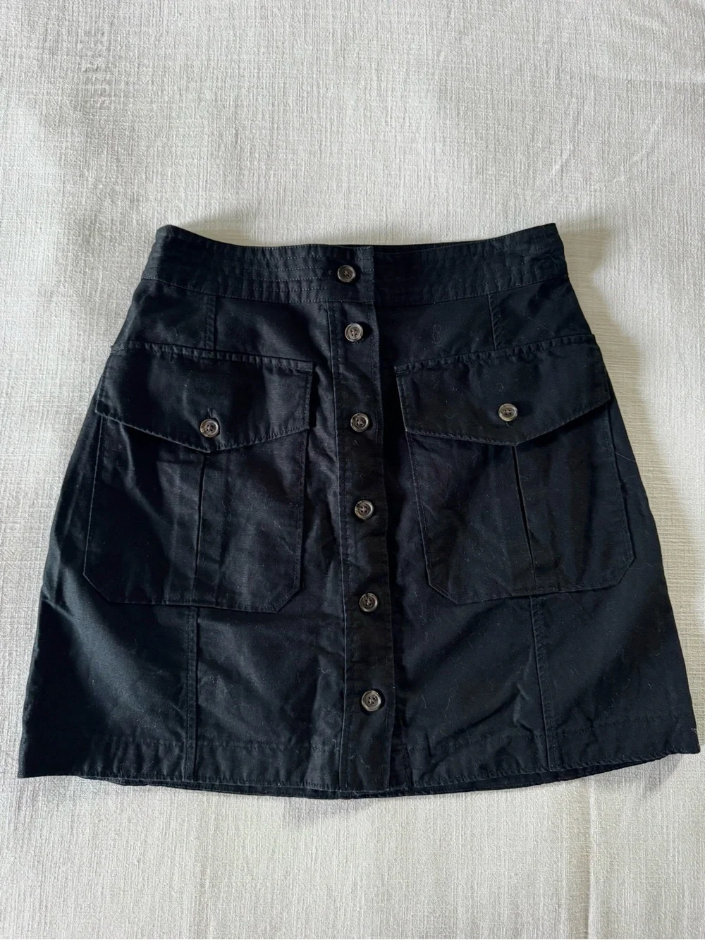 Banana Republic Utility Linen Cotton Mini Skirt - size 2